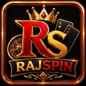 Rajspin Game APK official logo for login, registration, APK download, and latest features.